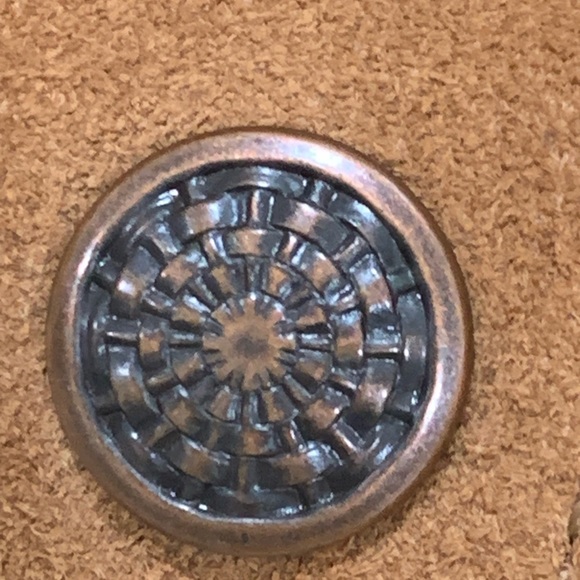 Vtge Gold Cole VEI Cerem Leather Mx Blnkt Vest 14 - Picture 8 of 9